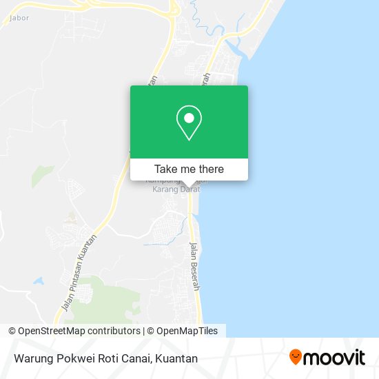 Peta Warung Pokwei Roti Canai