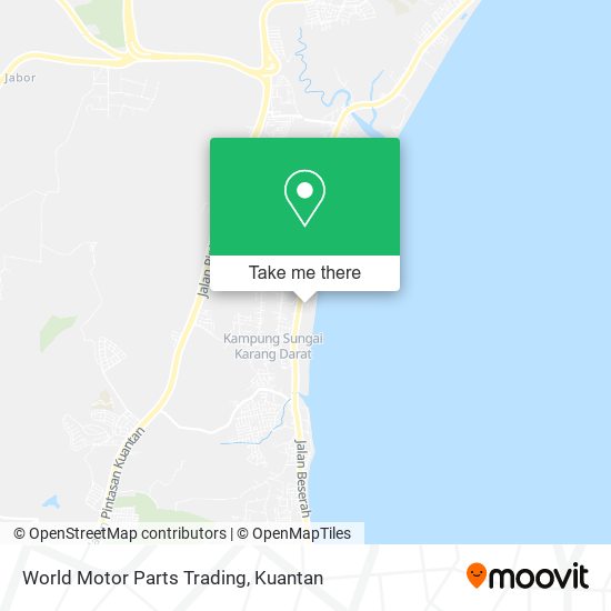 World Motor Parts Trading map