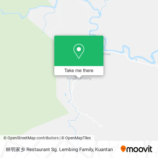 林明家乡 Restaurant Sg. Lembing Family map