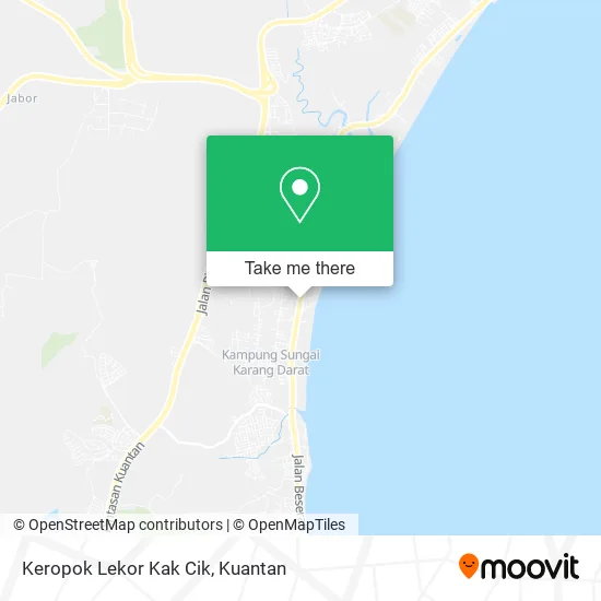 Keropok Lekor Kak Cik map