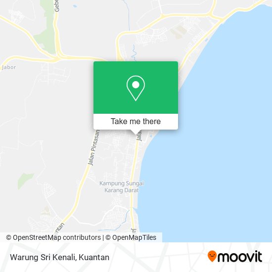 Warung Sri Kenali map