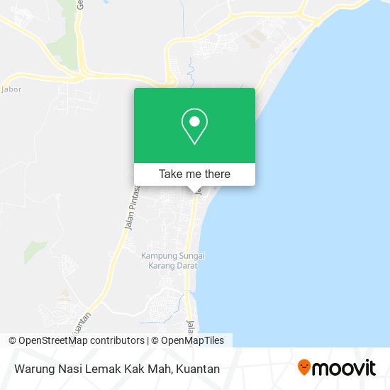 Warung Nasi Lemak Kak Mah map