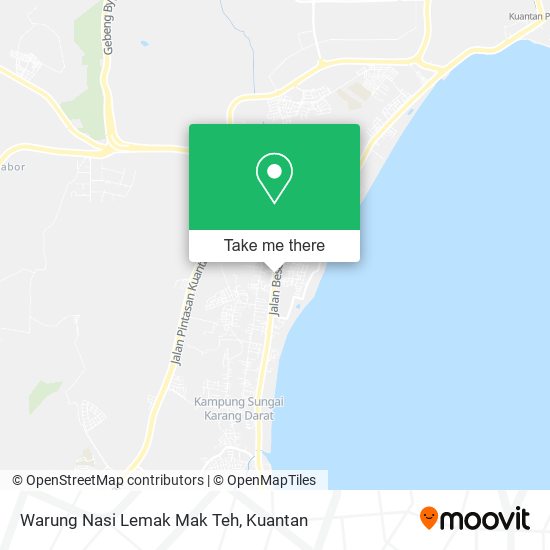 Warung Nasi Lemak Mak Teh map