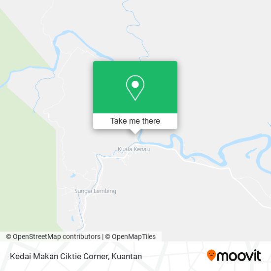Peta Kedai Makan Ciktie Corner