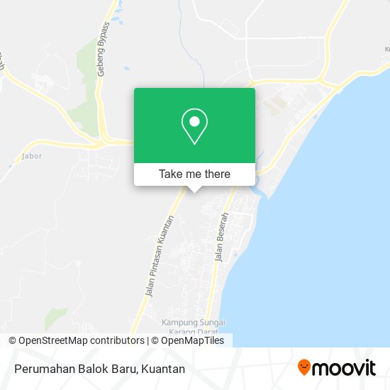 Peta Perumahan Balok Baru