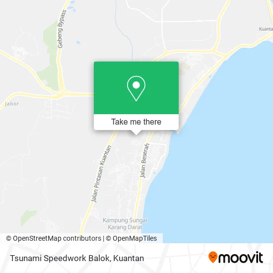 Tsunami Speedwork Balok map