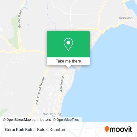 Gerai Kuih Bakar Balok map