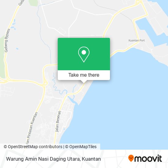Warung Amin Nasi Daging Utara map