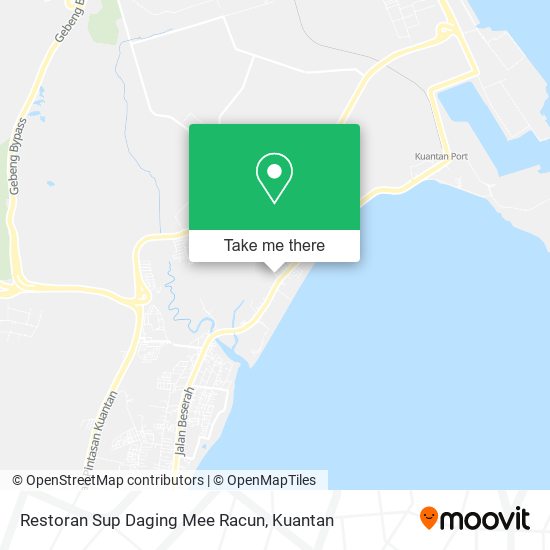 Restoran Sup Daging Mee Racun map