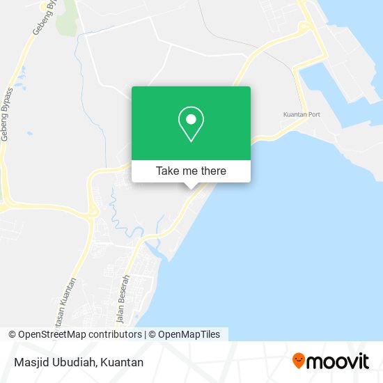 Masjid Ubudiah map