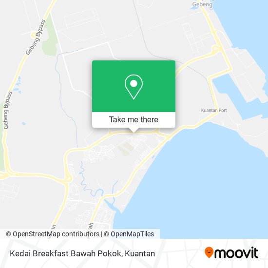 Peta Kedai Breakfast Bawah Pokok