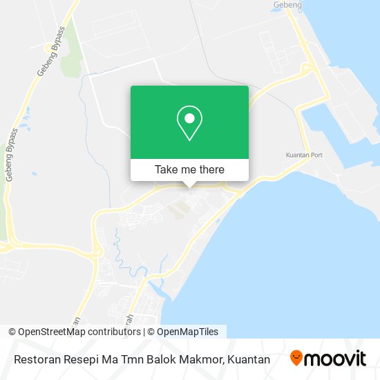 Peta Restoran Resepi Ma Tmn Balok Makmor