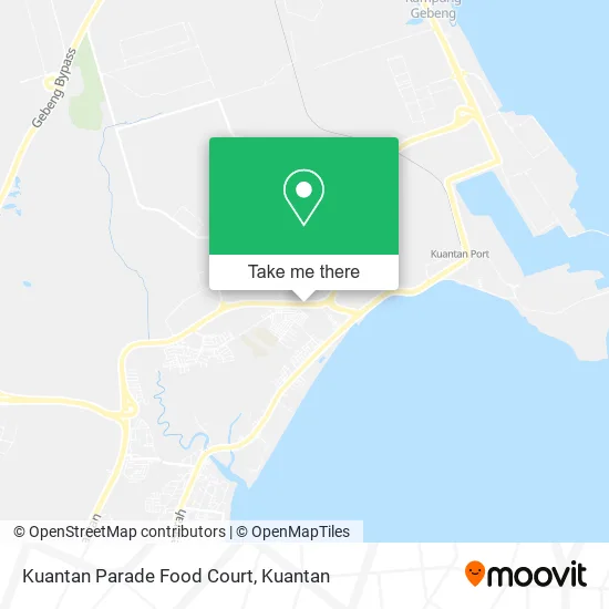 Kuantan Parade Food Court map