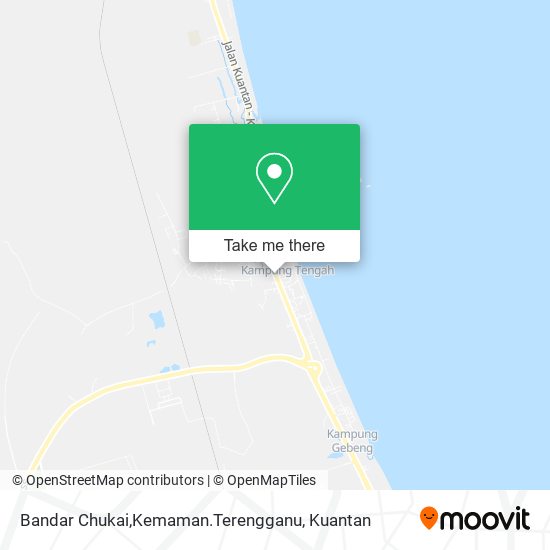 Bandar Chukai,Kemaman.Terengganu map