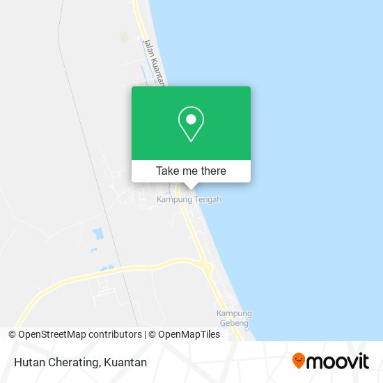 Hutan Cherating map