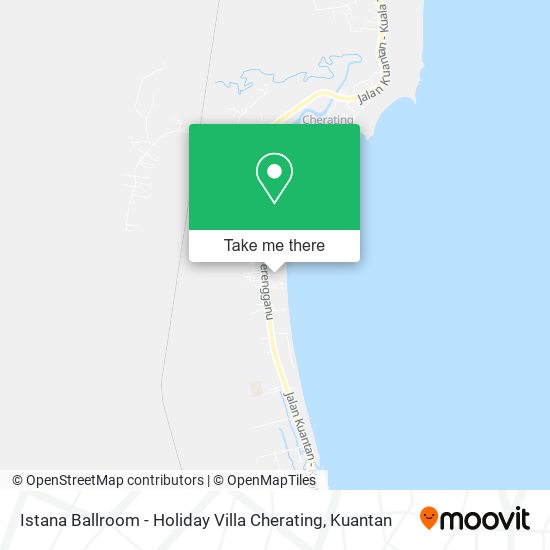 Peta Istana Ballroom - Holiday Villa Cherating