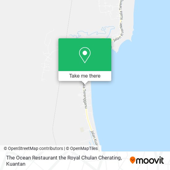 The Ocean Restaurant the Royal Chulan Cherating map