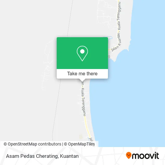 Asam Pedas Cherating map