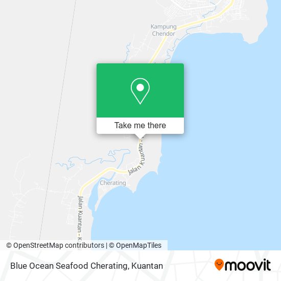 Peta Blue Ocean Seafood Cherating