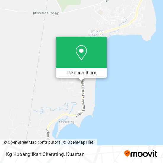 Kg Kubang Ikan Cherating map