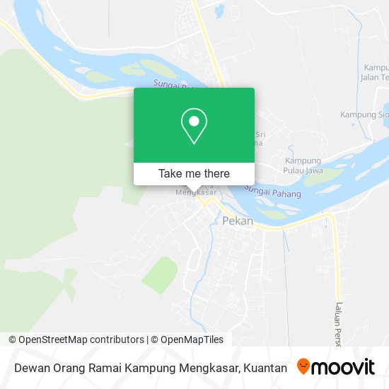 Peta Dewan Orang Ramai Kampung Mengkasar