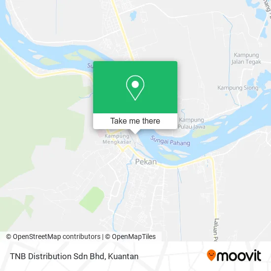 TNB Distribution Sdn Bhd map