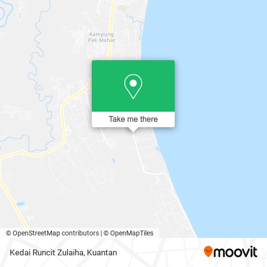Peta Kedai Runcit Zulaiha