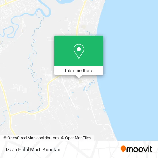 Izzah Halal Mart map