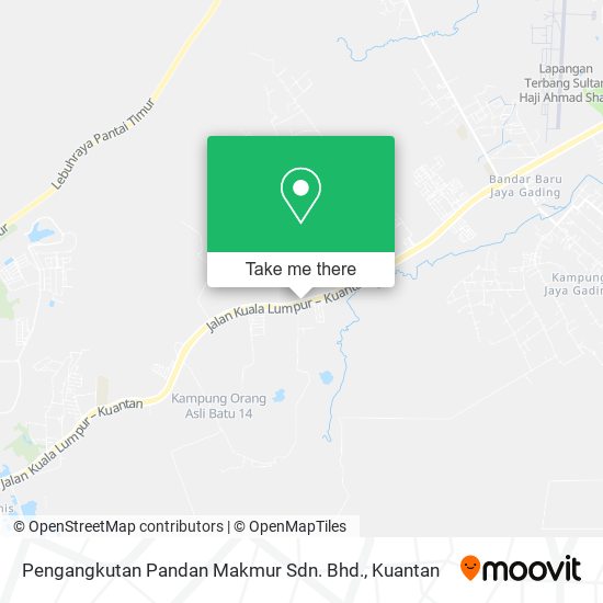 Peta Pengangkutan Pandan Makmur Sdn. Bhd.