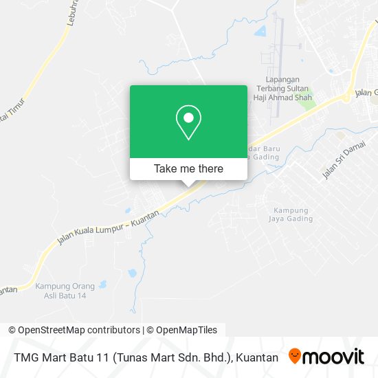 TMG Mart Batu 11 (Tunas Mart Sdn. Bhd.) map