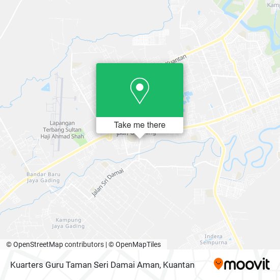 Peta Kuarters Guru Taman Seri Damai Aman