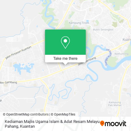 Kediaman Majlis Ugama Islam & Adat Resam Melayu Pahang map