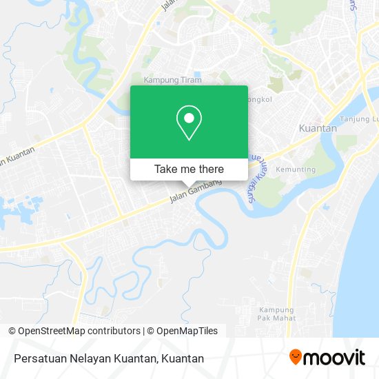 Persatuan Nelayan Kuantan map
