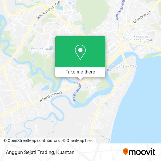 Anggun Sejati Trading map
