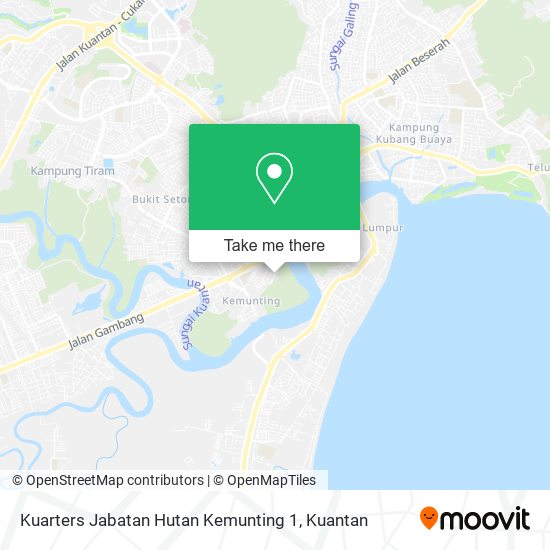 Peta Kuarters Jabatan Hutan Kemunting 1