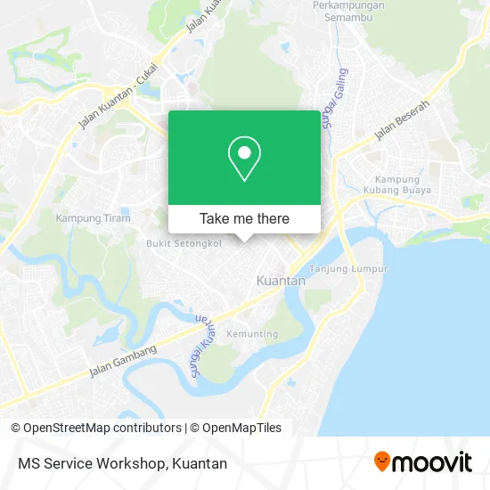 MS Service Workshop map