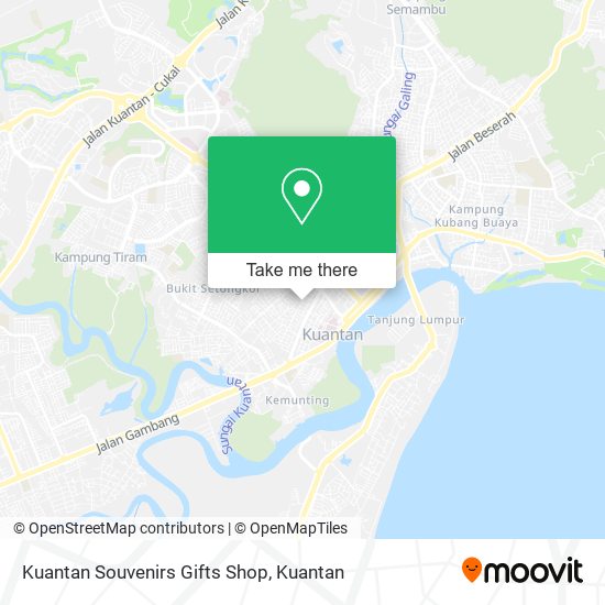 Kuantan Souvenirs Gifts Shop map