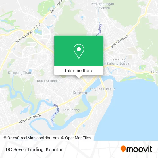 DC Seven Trading map