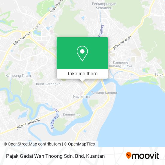 Peta Pajak Gadai Wan Thoong Sdn. Bhd