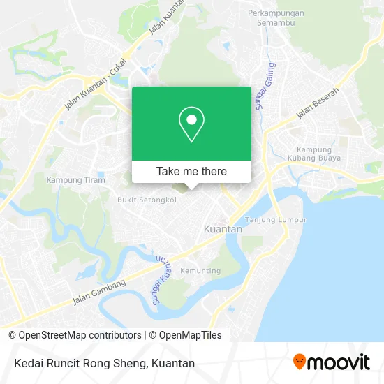 Kedai Runcit Rong Sheng map