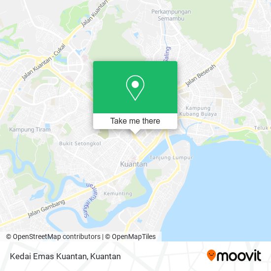 Kedai Emas Kuantan map