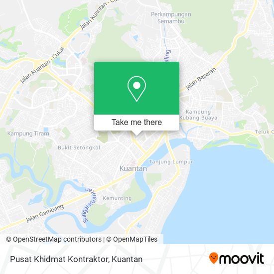 Peta Pusat Khidmat Kontraktor
