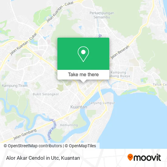 Alor Akar Cendol in Utc map