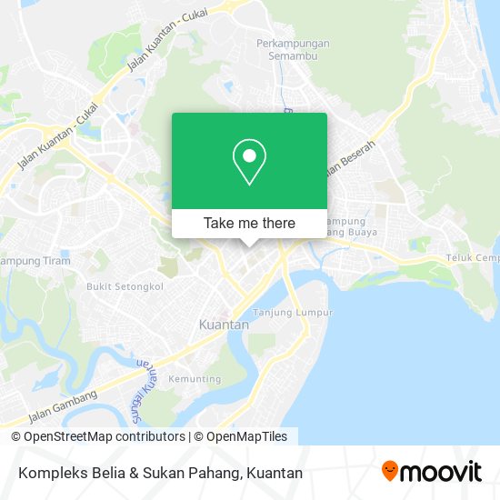 Kompleks Belia & Sukan Pahang map