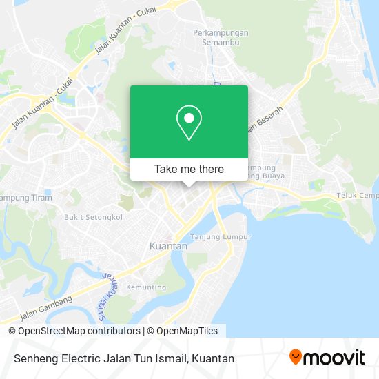 Peta Senheng Electric Jalan Tun Ismail