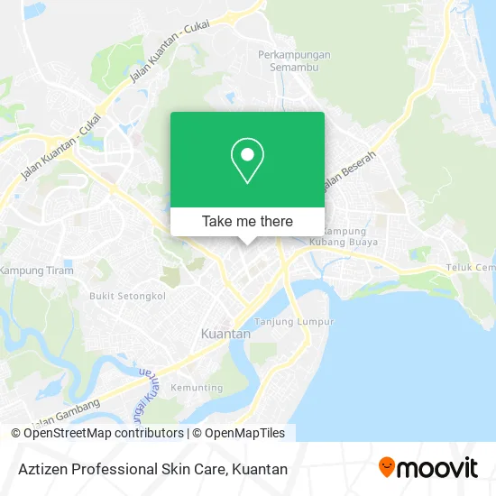 Aztizen Professional Skin Care map
