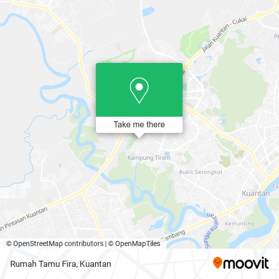 Rumah Tamu Fira map