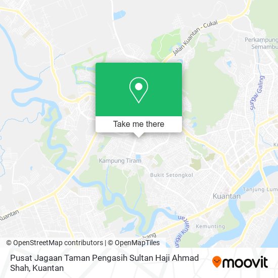 Pusat Jagaan Taman Pengasih Sultan Haji Ahmad Shah map