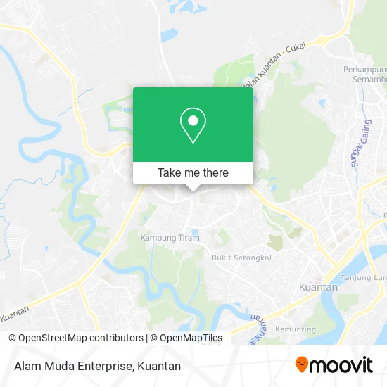 Alam Muda Enterprise map
