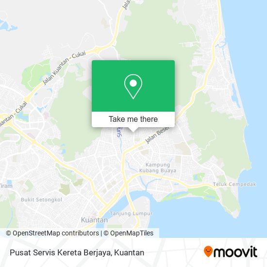 Peta Pusat Servis Kereta Berjaya